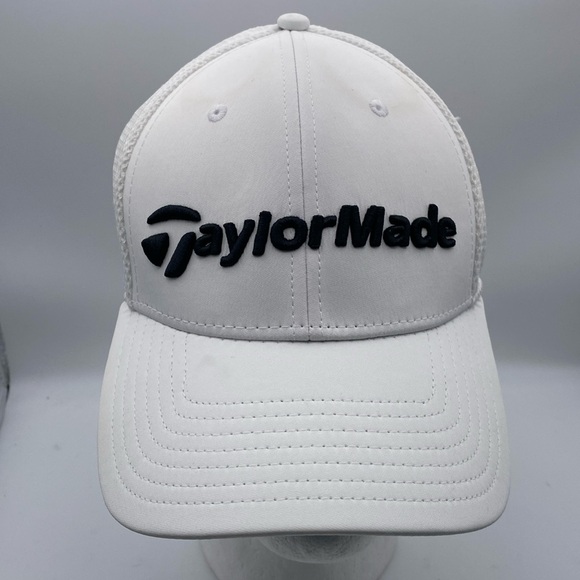 TAYLORMADE Stealth Adult White Golf Cap Hat Size S/M - Picture 1 of 6